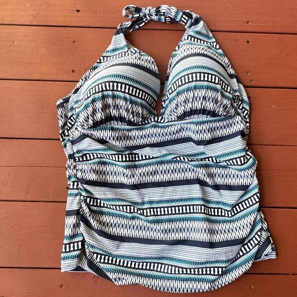 Intl Detail Takini Top Padded Tie Top XXL